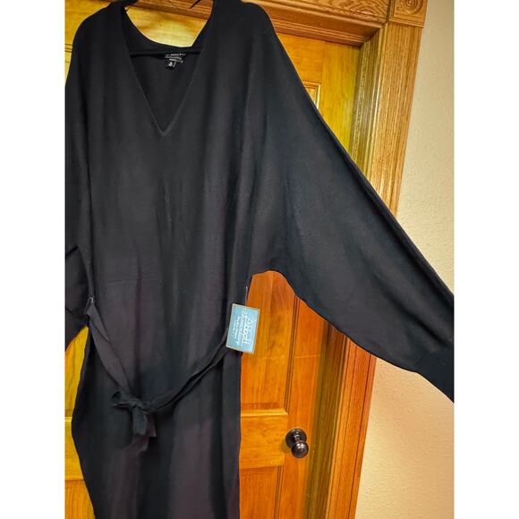 Abbott Elementary Sweater Dress with Belt – Plus Size 2X – Black - NEW w/ Tags - Picture 5 of 8